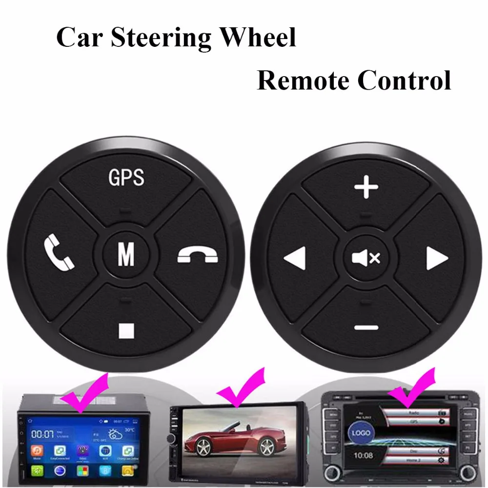 Car Steering Wheel Control Button Universal wireless DVD GPS Navigation Car steering wheel