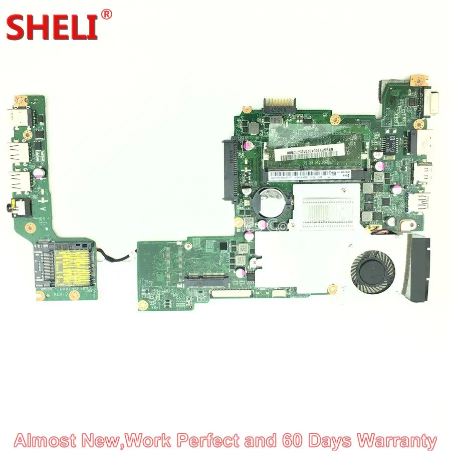 

SHELI NBSGP11004 NB.SGP11.004 Laptop Motherboard For Acer Aspire One 725 V5-121 DA0ZHGMB6D0 With Daughter Board C70 Main Board
