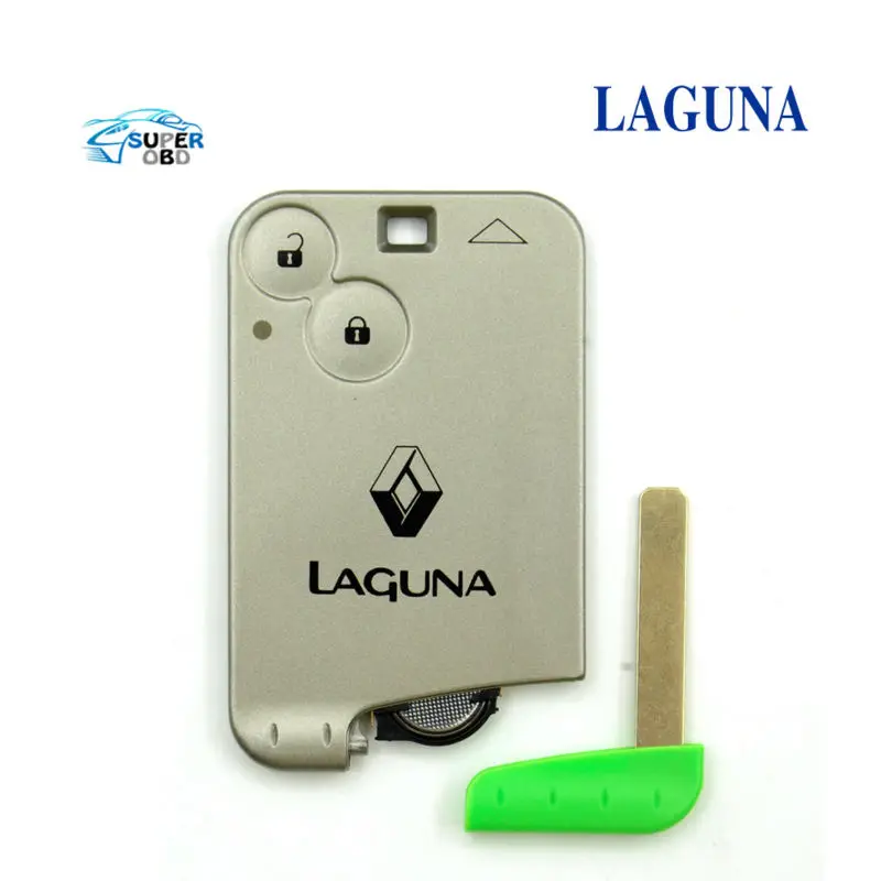 

2017 Hot Selling For High Quality Remote Key for Renault Laguna Smart Card 2 Button Smart Key 434Mhz fast shipping