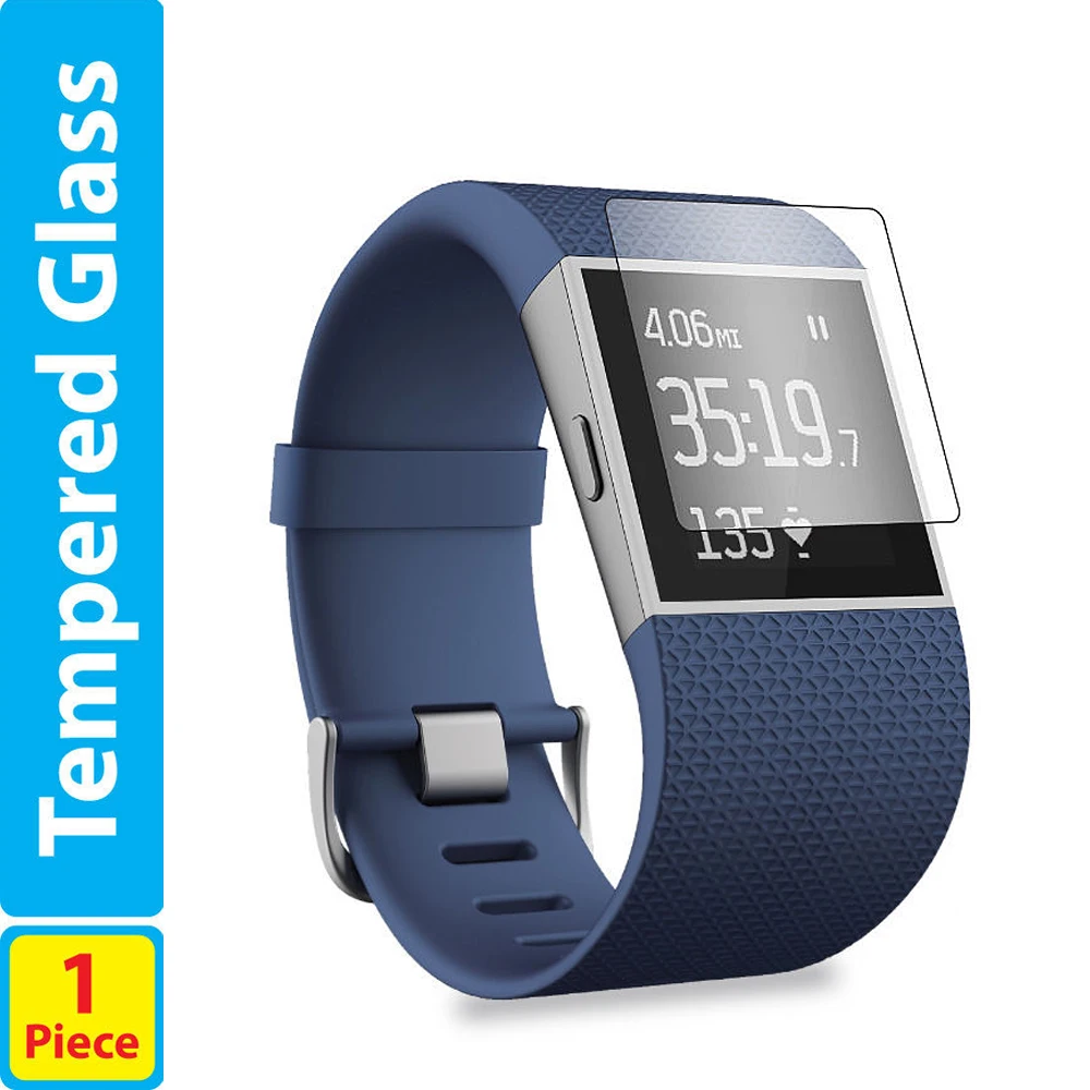 9 H закаленное Стекло ЖК дисплей Экран Protector Щит Плёнки для fitbit перенапряжения