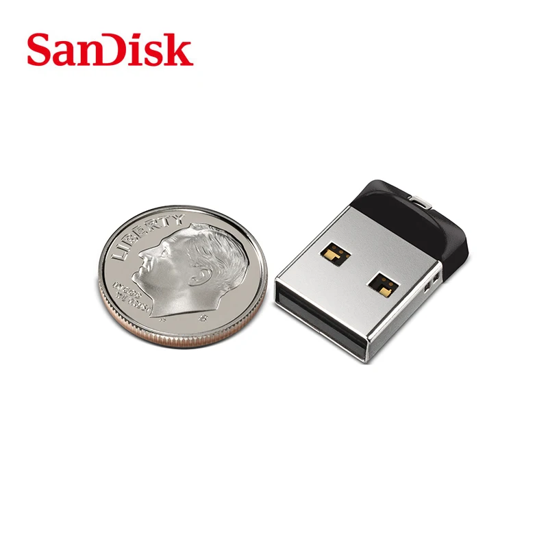 Sandisk Mini USB флеш-накопитель, флеш-накопитель, миниатюрный флэш-накопитель, u-образный диск, флеш-карта памяти, Usb флешка, маленький подарок, 8 ГБ, 16 ГБ, 32 ГБ, 64 ГБ