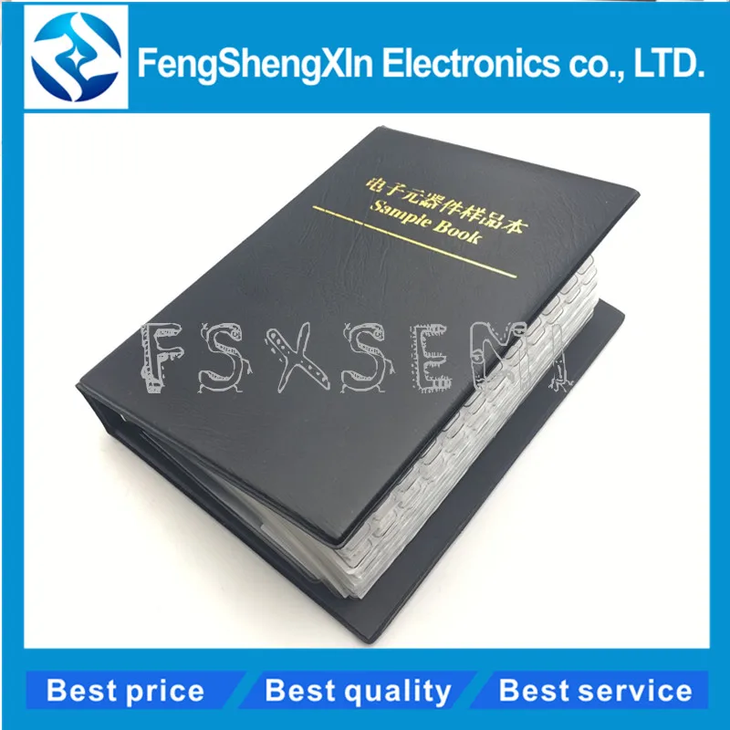 

170values *50pcs=8500pcs Sample Book 0805 SMD resistor 1% 0R~10M Sample Book Resistors Assortment Kit