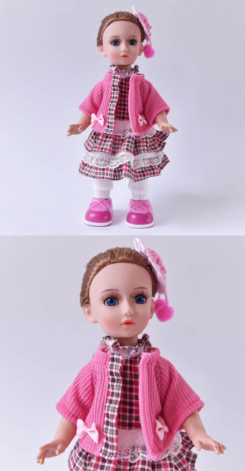 Принцесса Анна 16 ''42 см Интерактивная кукла говорящая танцы русская говорящая ходячая кукла подарок для девочки