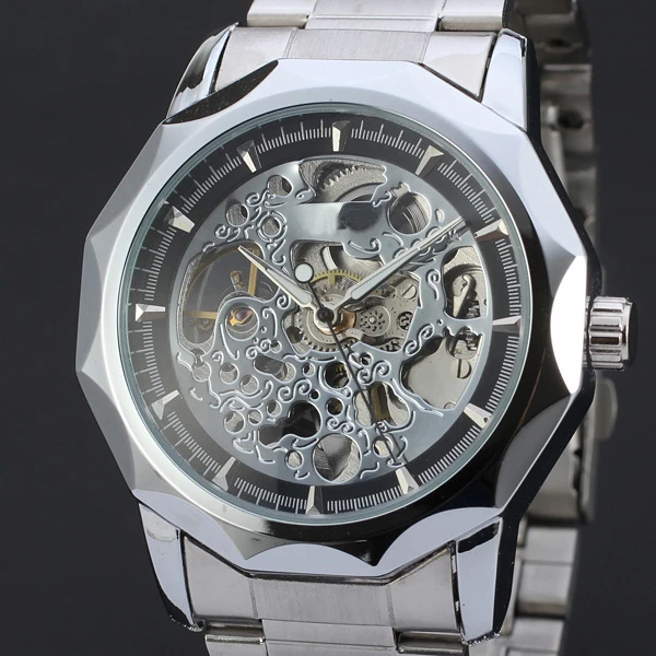 Top Brand Watch font b Men b font Sports Military Skeleton Wristwatches Automatic Self wind font