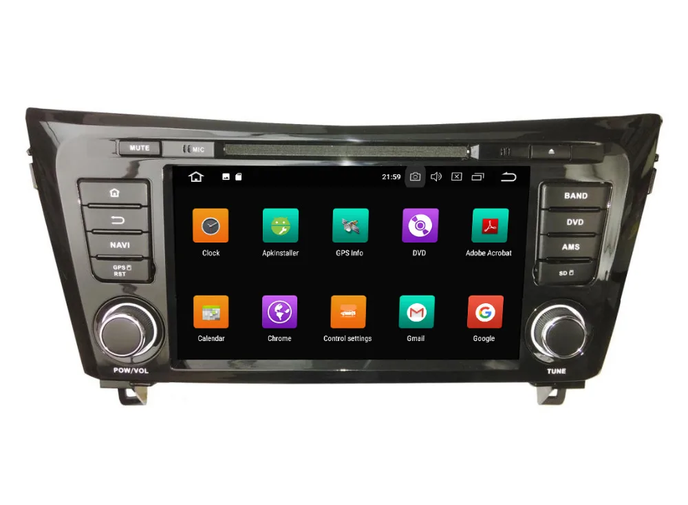 Cheap 8 inch Octa Core 4G RAM Android 8.0 Car DVD GPS Player For Nissan X-Trail X Trail Qashqai 2012 2013 2014 2015 Car Radio Stereo 1