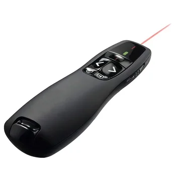 

2.4Ghz RF USB Wireless Presenter Laser Pointer Wireless Powerpoint Presentation Remote Control Red Light Flip Lazer Pointer Pen