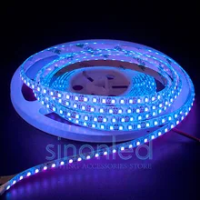 1 м/2 м/3 м/4 м/5 м 3528/5050 SMD УФ светодиодная лента светильник DC12V 395-405nm 60 Светодиодный/м 120 светодиодный/м Ультрафиолетовый фиолетовый Гибкая Водонепроницаемая лента