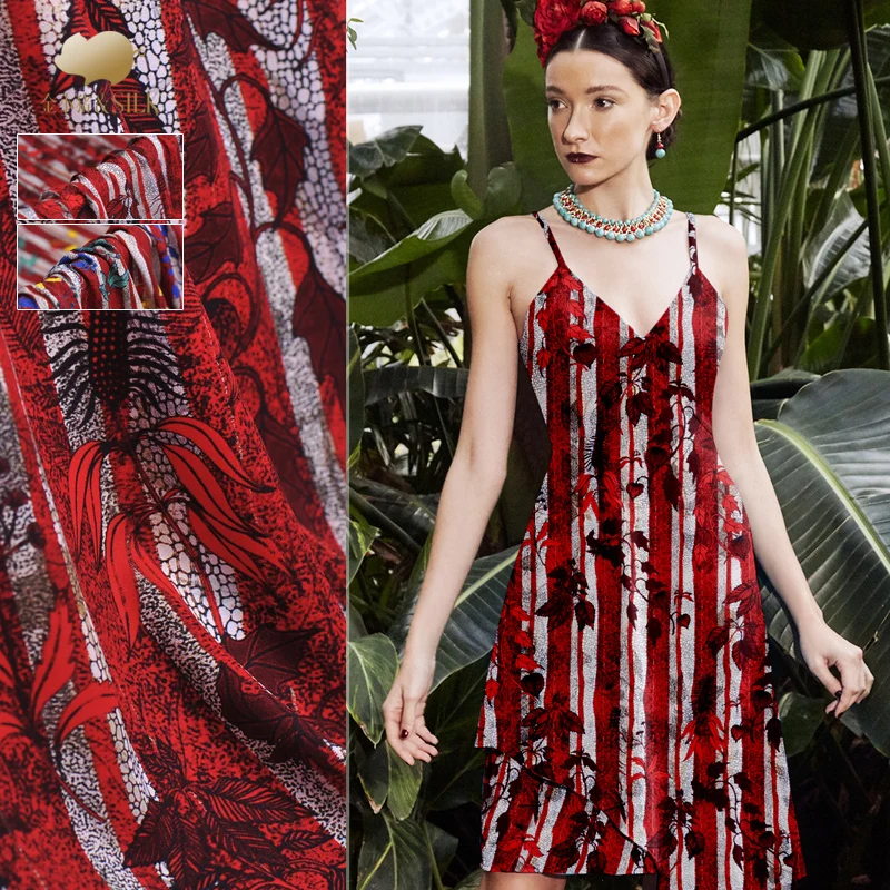 112 см Шелковая эластичная Двойная Ткань Джо мягкая шелковая ткань против морщин