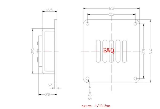 Один PC Air motion твитер ленточный твитер AMT для DIY HiFI аудио и автомобильный динамик