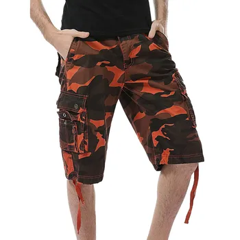 

Men Shorts Harem Casual Pocket beach men Work Shorts Camouflage shorts Trouser Cargo fashionable c0429