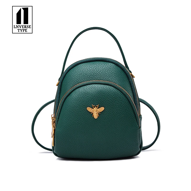 

Mini Small Backpacks For Teenage Girls Women Backpack Ladies Shoulder Bags Cute PU Leather Small Women Backpack Bee School bag