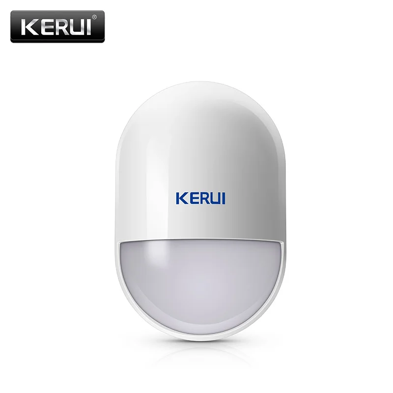 Online Detector de movimiento PIR inalámbrico KERUI P829 para sistema de alarma de hogar KERUI Sensor de Detector de movimiento con batería