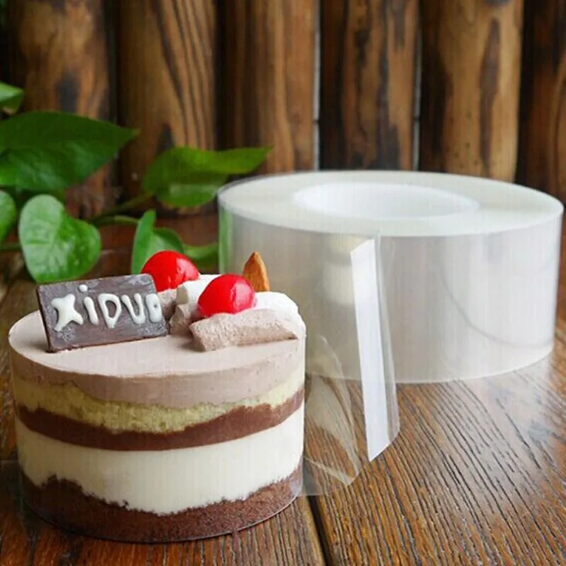 

10cm * 80m Plastic Transprent Cake Tool Cake Wrap Mousse Wrapper