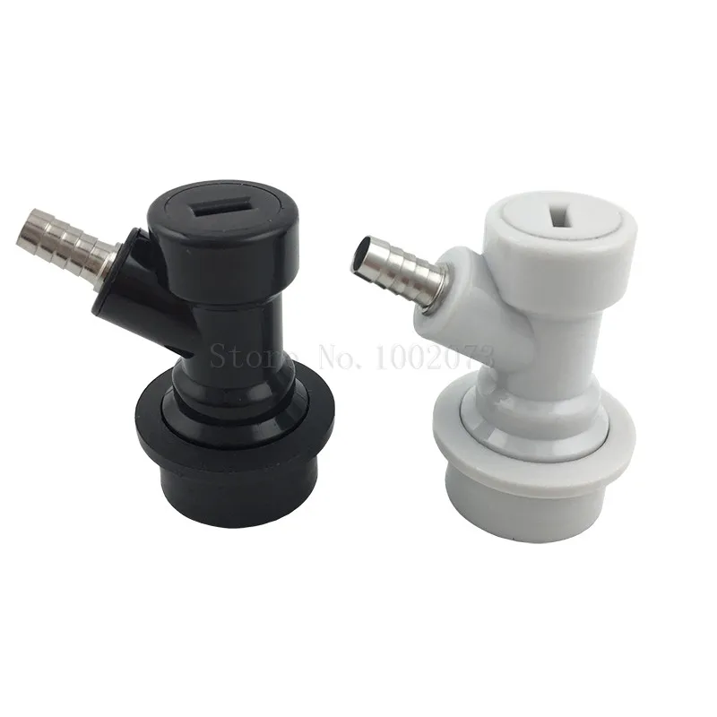 Beer Brewing Ball Lock Disconnects 14 inch barbed - Gas and Liquid- Homebrew Cornelius Corny Keg Kegerator Beer Connectors (1)