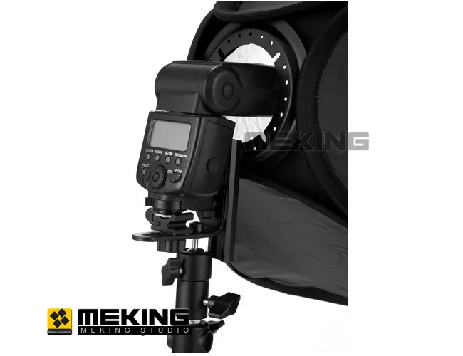 Meking софтбокс для вспышки Speedlite SpeedLight вспышка света 80 cm/3" E8080 Софтбокс диффузор с l-образным Форма адаптер