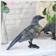 Wyzhy моделирование перо кукушка птица образца предмет интерьера, украшение Рождественское украшение, подарок 26 см x 9 см x 16 см