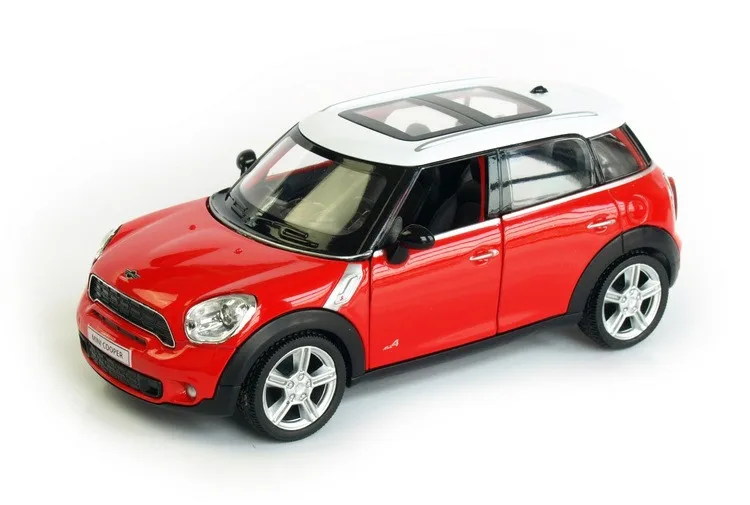 R Mini countryman Cooper 1:36 игрушечных транспортных средств сплав откатной назад автомобиль копия Авторизованная оригинальная Заводская модель игрушки Детский подарок