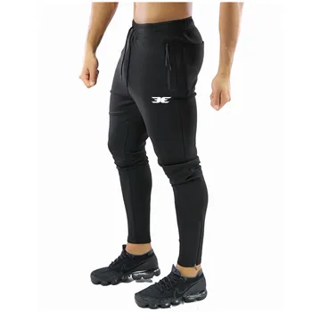 

2019 New Men Joggers Brand Male Trousers Casual Pants Sweatpants Jogger grey Casual Elastic cotton gyms Fitness Workout pants