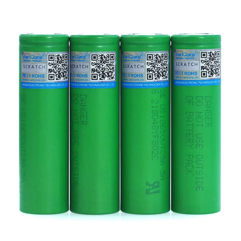 VariCore VTC5A 2600mAh 18650 литиевая батарея 30A Разрядка Для US18650VTC5A электронная сигарета ues