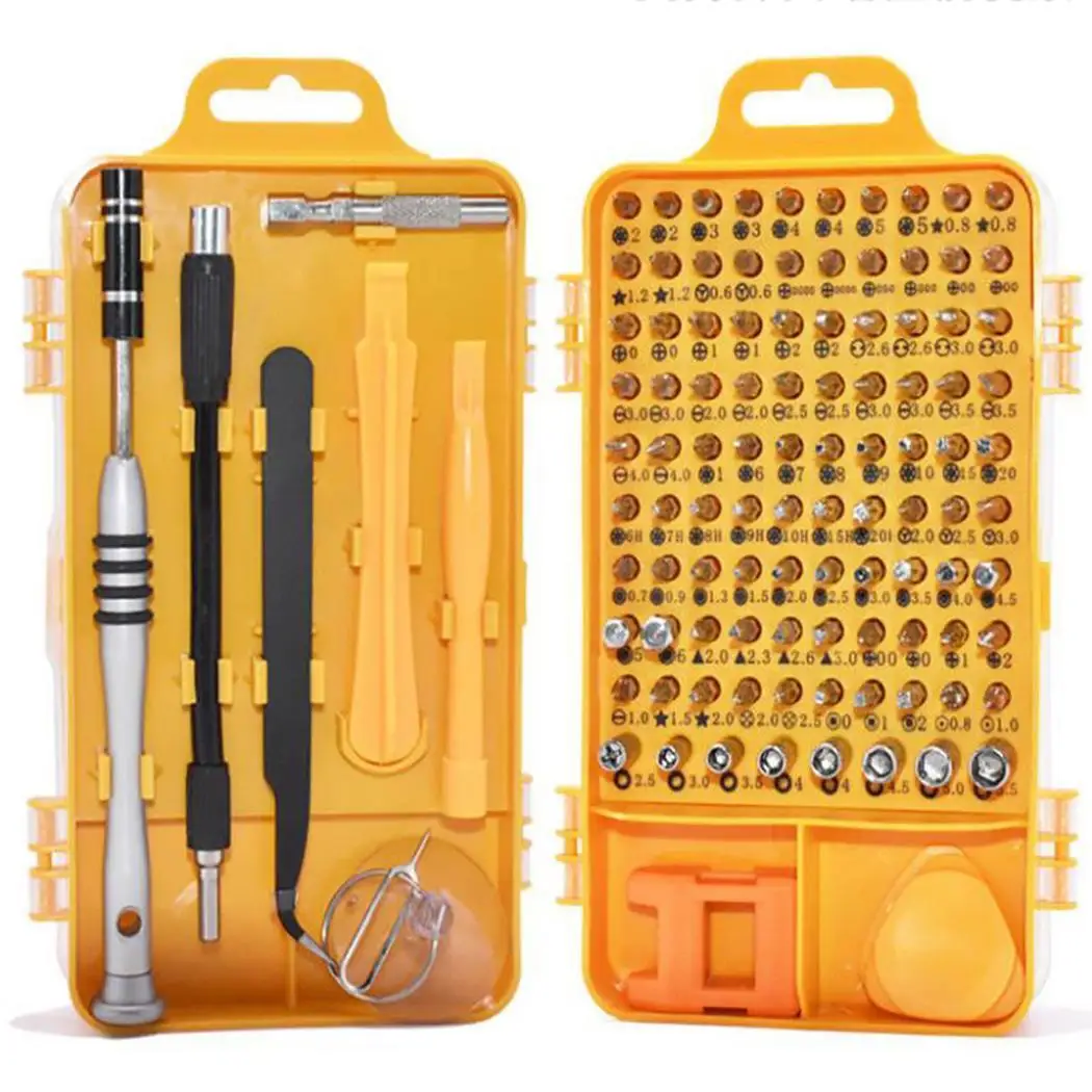 

110pcs/Set Screwdriver Set Mini Electric Precision Screwdriver Multi Computer PC Mobile Phone Device Repair Hand Home Tools