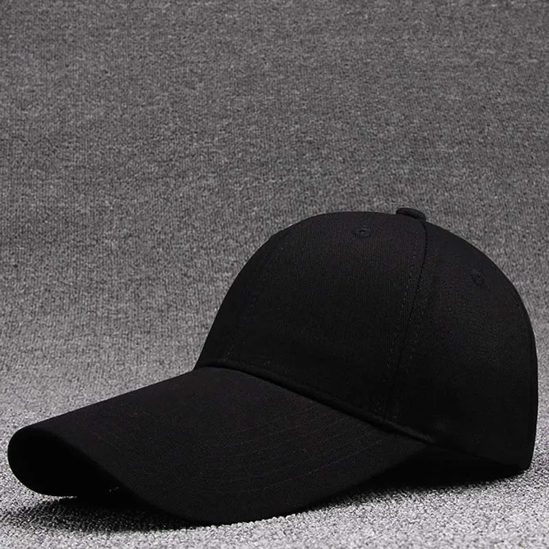 

2018 New Style Outdoor Summer Hat Casual Baseball Cap Top Cotton Black Hats