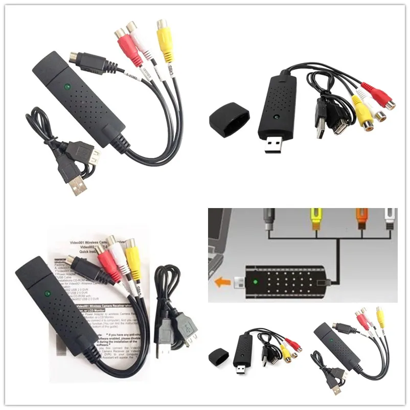 

1Pcs USB2.0 VHS to DVD Converter, convert analog video to digital format