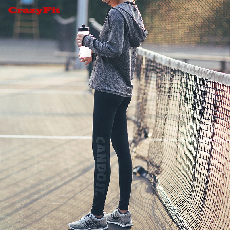 Женские спортивные Леггинсы CrazyFit штаны для фитнеса йоги бега компрессионные