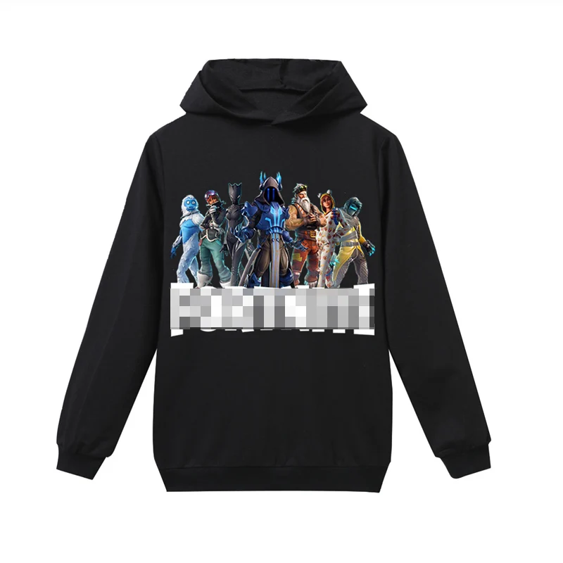 

Spring children's clothing hoodie fornite long-sleeved T-shirt boy 2019 new sports shirt cotton Kids pullover cartoon Tops Tees