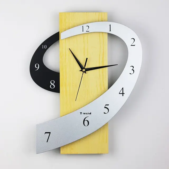 QiYue home decoration affton 3D wall clock creative clock