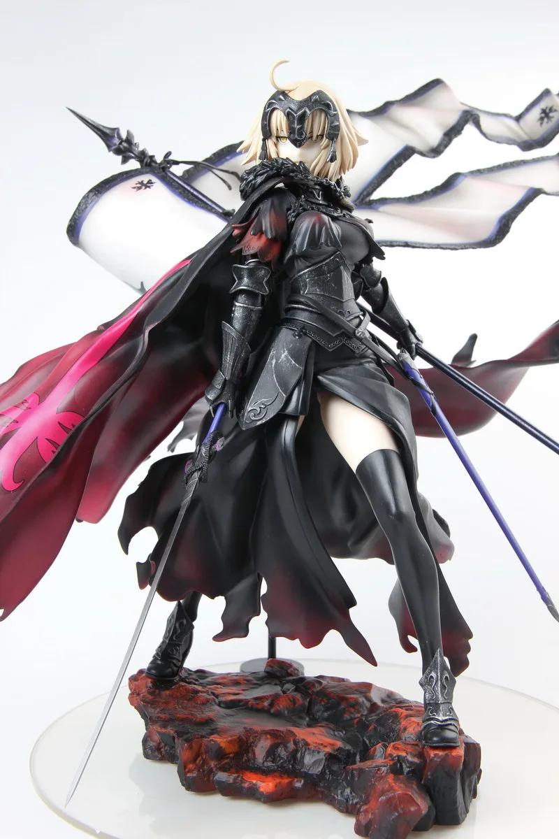 1 шт. японская аниме FGO черная линейка Fate Grand Order Jeanne D'Arc Alter 1/7 ПВХ фигурка модель игрушки кукла подарок дропшиппинг