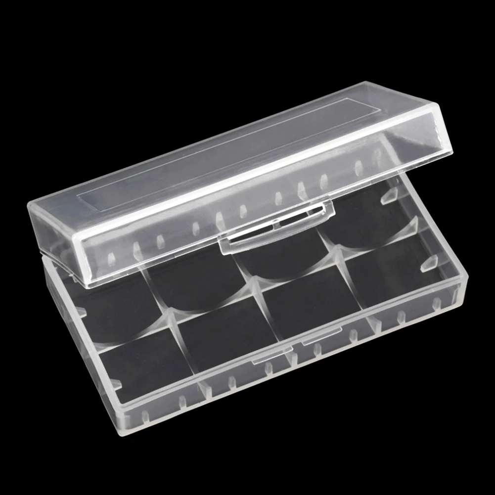 

YCDC 1x 18650 Battery Cover Holder Cells Storage Box for Fit 4* 16340 lithium batteries Bag Cells Hard Plastic Case