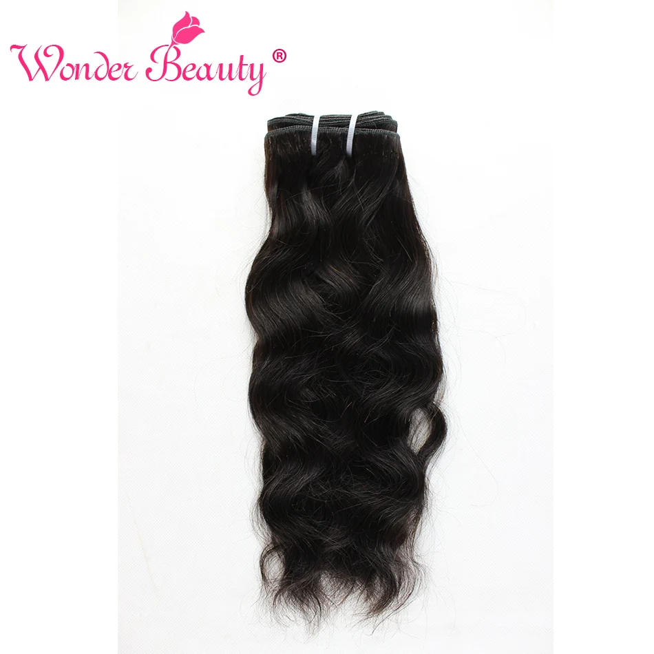 Wonder Beauty Hair Brazilian Natural wave Weave can buy 3 bundles 100% Human Hair Extension nonremy 8-30 Inches Hair piece