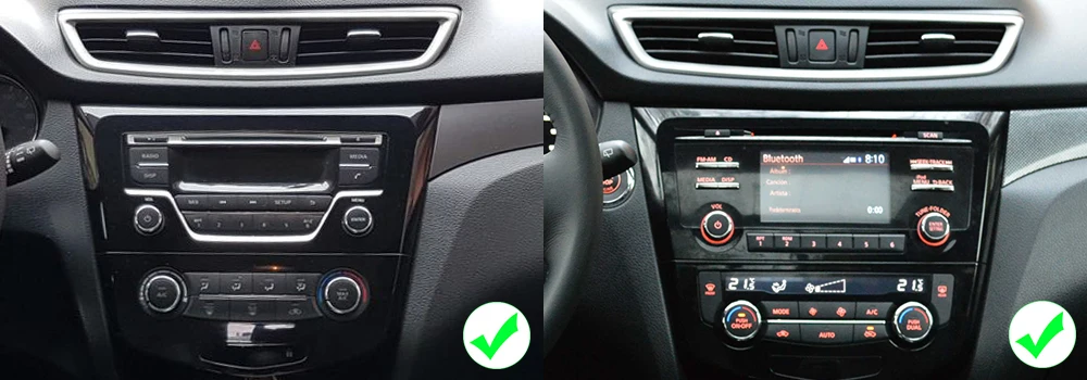 2 Din Car Multimedia Player Android 9 Auto Radio For Nissan Rogue sport 2013~2019 DVD GPS 8 Cores 4GB+32GB Bluetooth WiFi 10