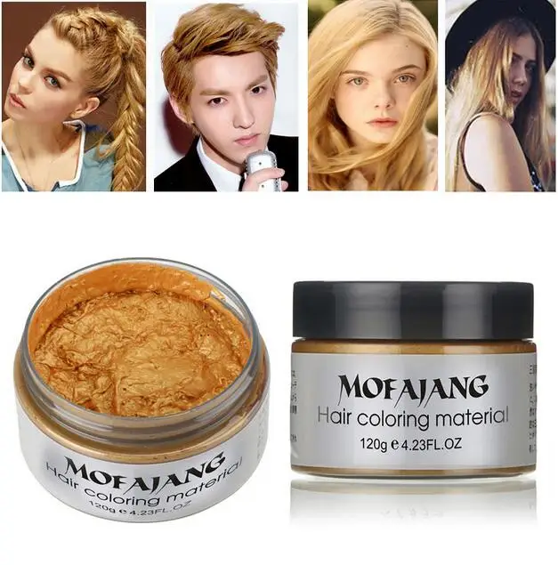 MOFAJANG 120 г искусственные волосы Серебряный пепепельный серый сильная фиксация