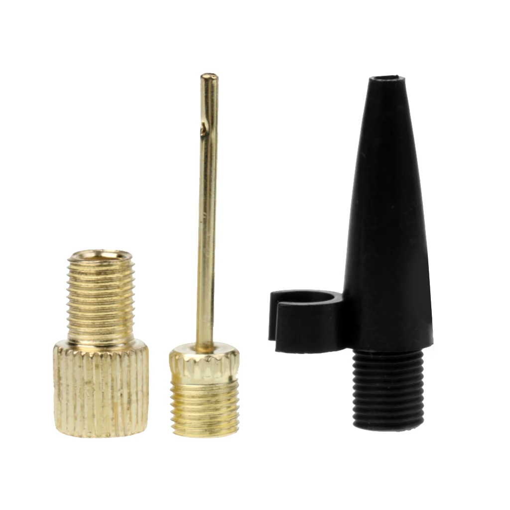 Ball Needle Adapter Presta Valve Adapter+Pump Extension Hose Air Pump Hose