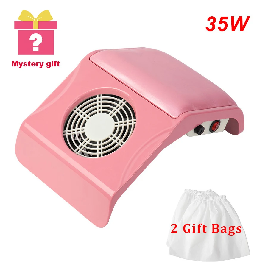 

35W Strong Nail Dust Collector Fan Vacuum Suction Manicure Tool Vacuum Cleaner Nail Art Equipment Nail Tools