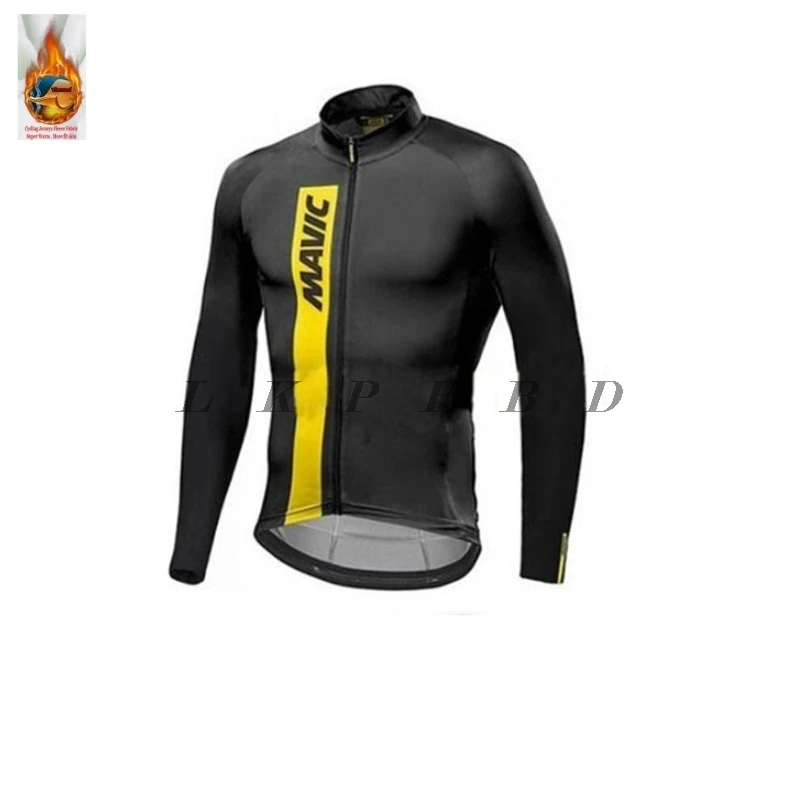 Новые зимние Термальность флис Велосипеды трикотаж Ропа Майо hombre roupa ciclismo ropa MTB