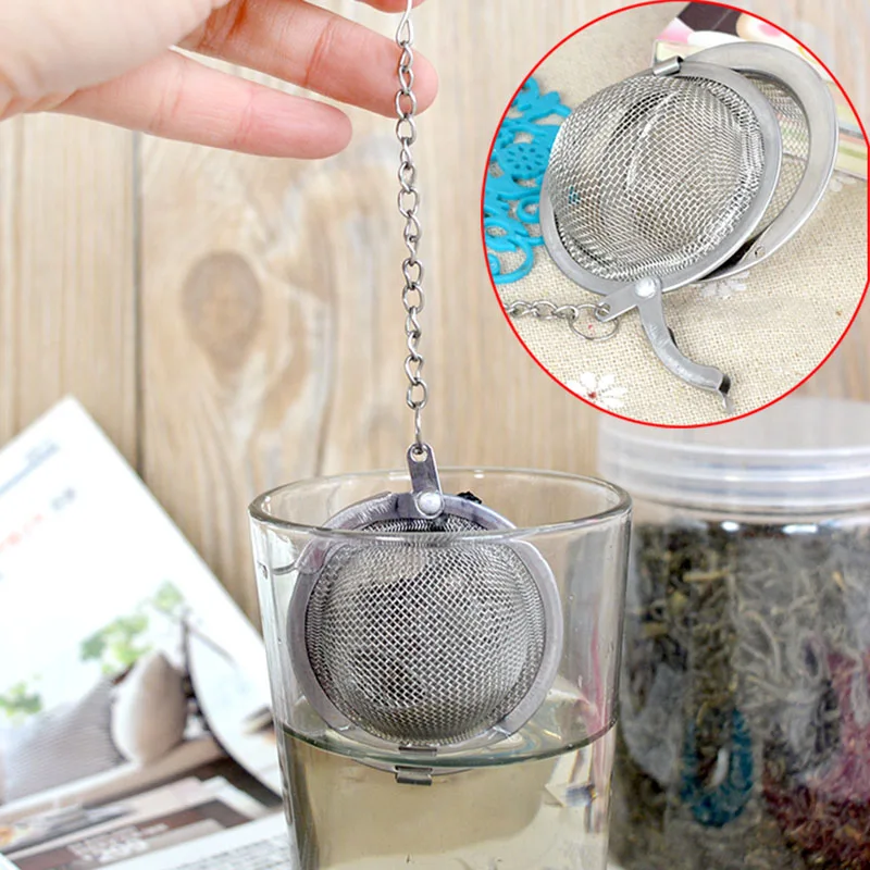 Reusable Tea Infuser Ball For Loose Leaf Tea, Unique Flower Shape, Fine Mesh Stainless Steel Single Serve Strainer And Steeper With Charming Drip