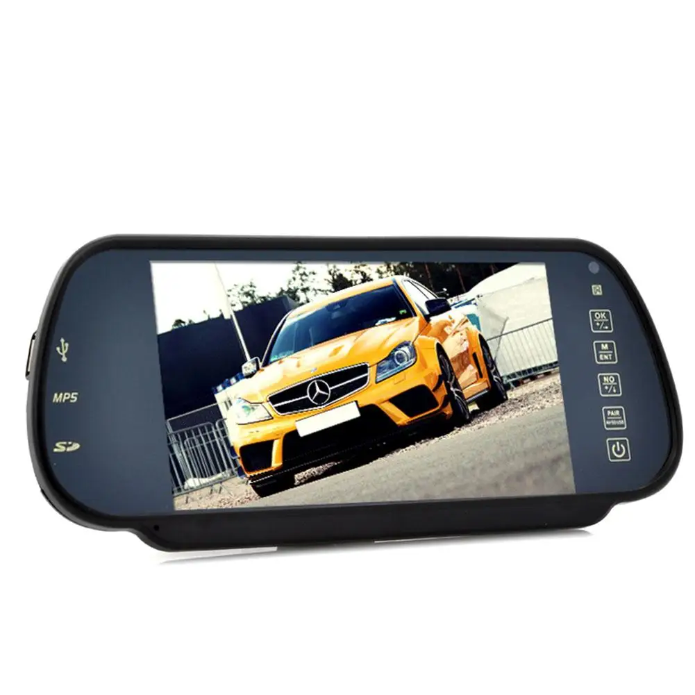 Dragonpad зеркало заднего вида монитор и мультимедиа MP4 плеер-7 дюймов Handsfree Bluetooth