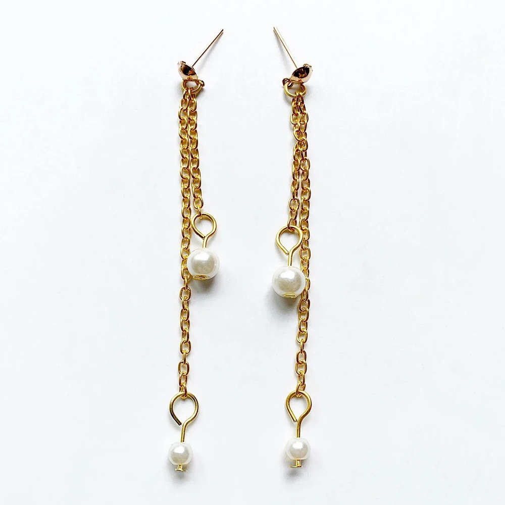 

Women Bead Simulated Pearl Earrings Dangle Drop Earrings Venetian Imitation Pearl Jewelry Earring Set for Women Statement Jewelr