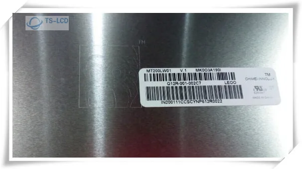 

100% testing MT200LW01 original grade A+ 20.0" inch TFT LCD Panel one year warranty