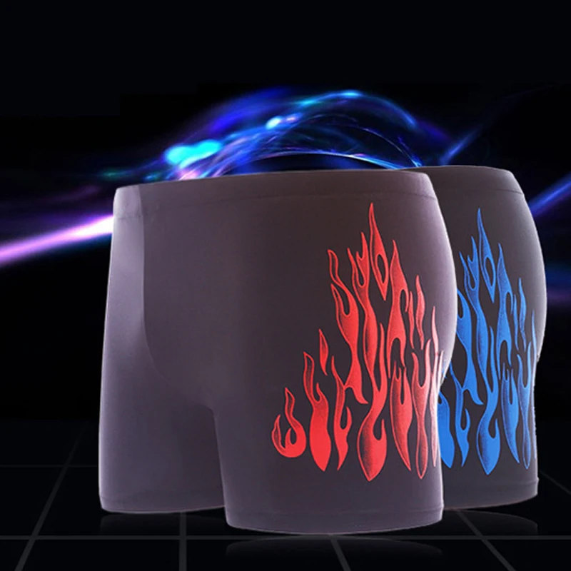 men's flame swim trunks