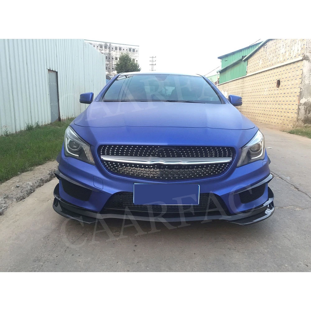 2 шт. передние разветвители для губ спойлер Mercedes Benz CLA Class 2013 2016 Универсальные