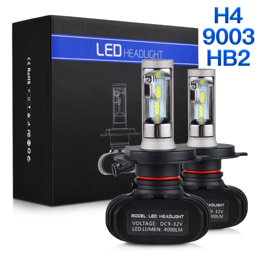 

NICECNC S1 H4 High-Low Beam HB2 9003 CSP LED Headlight Bulb For Ducati Monster 600 620 695 750 800 821 900 S2R S4R 1000 1200