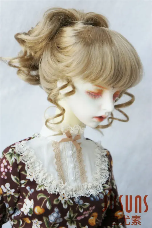 JD261 1/3 SD синтетический, мохеровый, для куклы парики Updo стиль BJD волосы