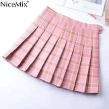 NiceMix/хлопковая Юбка для маленьких девочек; коллекция года; сезон весна-осень; Детские шорты с эластичной резинкой на талии; костюм для девочек; детские юбки для девочек