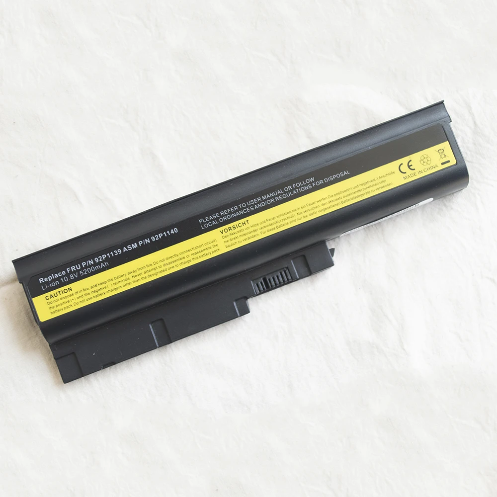 

laptop Battery for IBM Lenovo ThinkPad R60 R60e T60 T60p R500 T500 W500 SL400 SL500 SL300 notebook battery 40Y6799,40Y6795