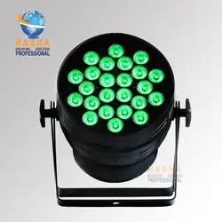 Новое поступление Раша 24*18 Вт LED 6in1 RGBAW + УФ LED PAR может, LED PAR свет, этап светодиодный PAR64 для сцены событие, DMX в и из