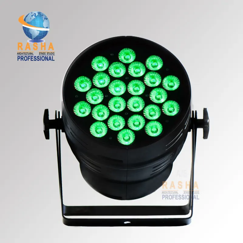 

New Arrival Rasha 24*18W LED 6in1 RGBAW+UV LED Par Can,LED Par Light,Stage LED Par64 For Stage Event,DMX IN&OUT