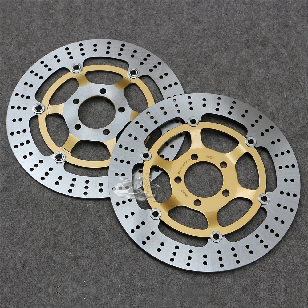 Floating Front Brake Disc Rotor For Kawasaki GTR1000 ZG1000 ZR1000